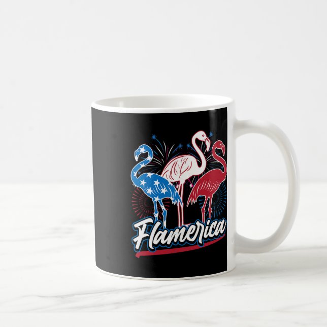 Den 4 juli 2011 var den patriotiska amerikanska Fl Kaffemugg (Höger)