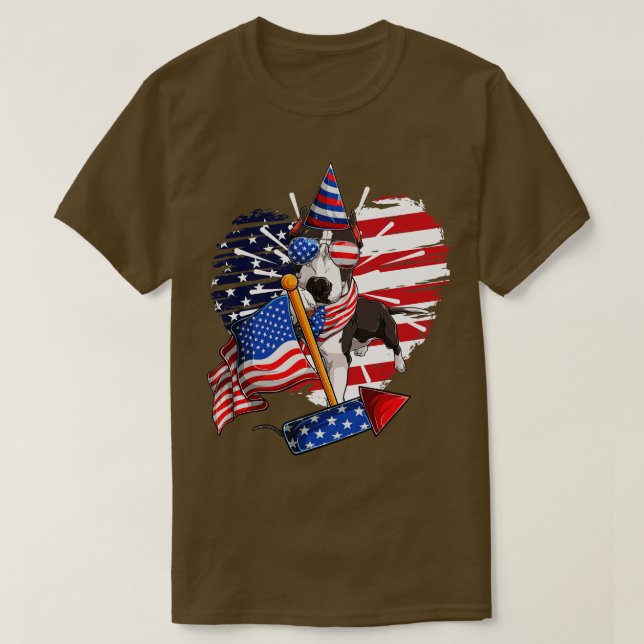 Den 4 juli 2021, fjärde juli för Manar och T Shirt (Design framsida)