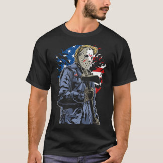 Den 4 juli amerikanska skräcken t shirt