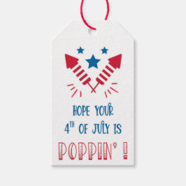 Den 4 juli är Poppin's Promotional Presentetikett