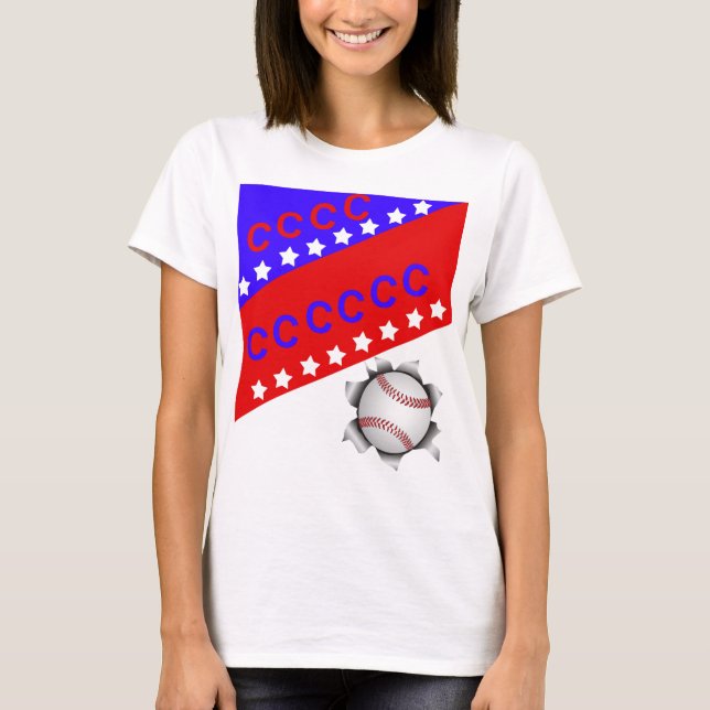 Den 4 juli: Baseball T Shirt (Framsida)