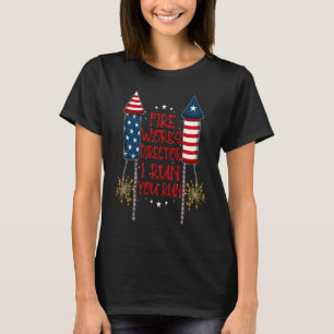 Den 4 juli: Frihetsfriheten USA flagga Patriot Nat T Shirt