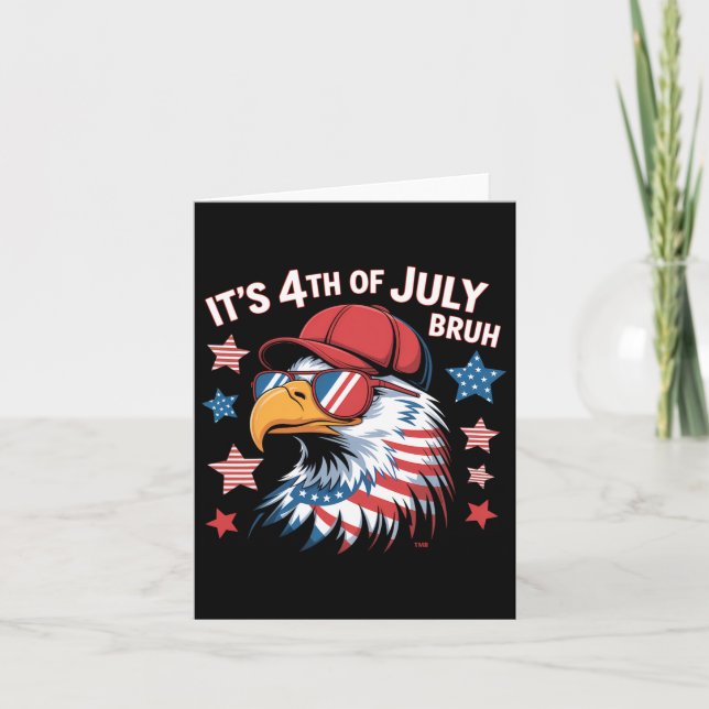 Den 4 juli i år, Bruh Örn Kids Boys Kort (Framsida)