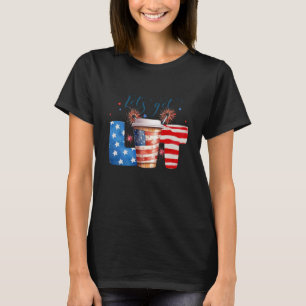 Den 4 juli Låt oss att få Party-kaffe att gå T Shirt