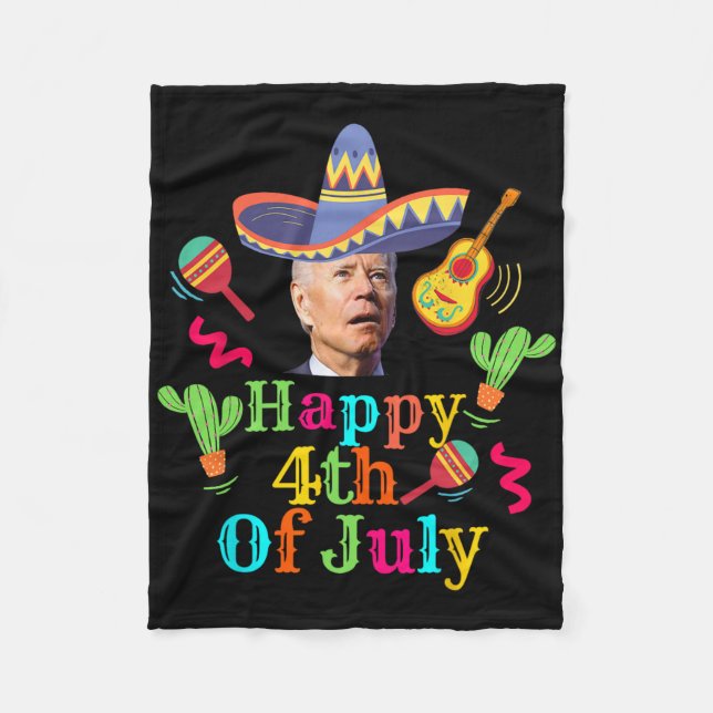 Den 4 juli överraskande Cinco D. Fleecefilt (Framsidan)