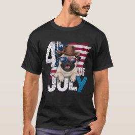 DEN 4 JULI - PUG ÄR ELBRATANDE OBEROENDE T SHIRT