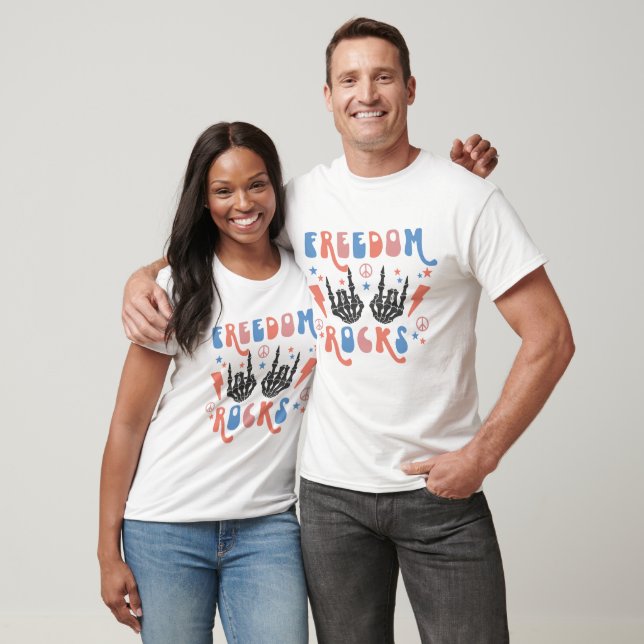DEN 4 JULI RETRO FREEDOM STEN T SHIRT (Unisex)
