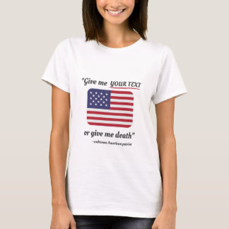 Den 4 juli T-Shirt American Flagga Patriot