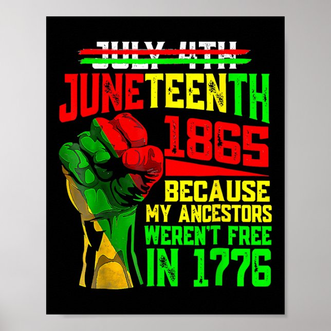 Den 4 juni 1865 eftersom mina gäster Manar Poster (Framsidan)