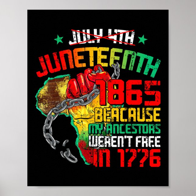 Den 4 juni 1865 eftersom mina gäster Manar Poster (Framsidan)