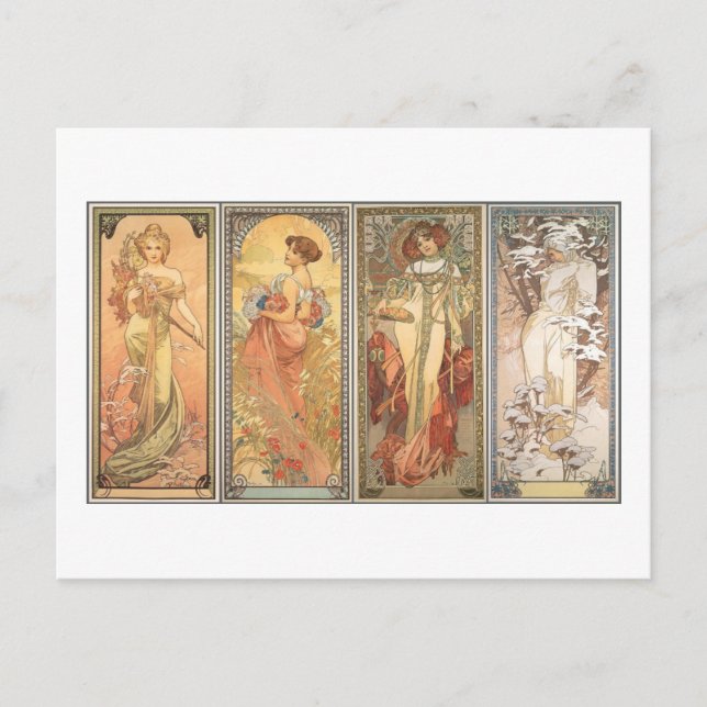 Den 4 säsongen 1900 vykort (Framsida)