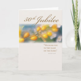 Den 50:e jubileen Kor i Guld Kort