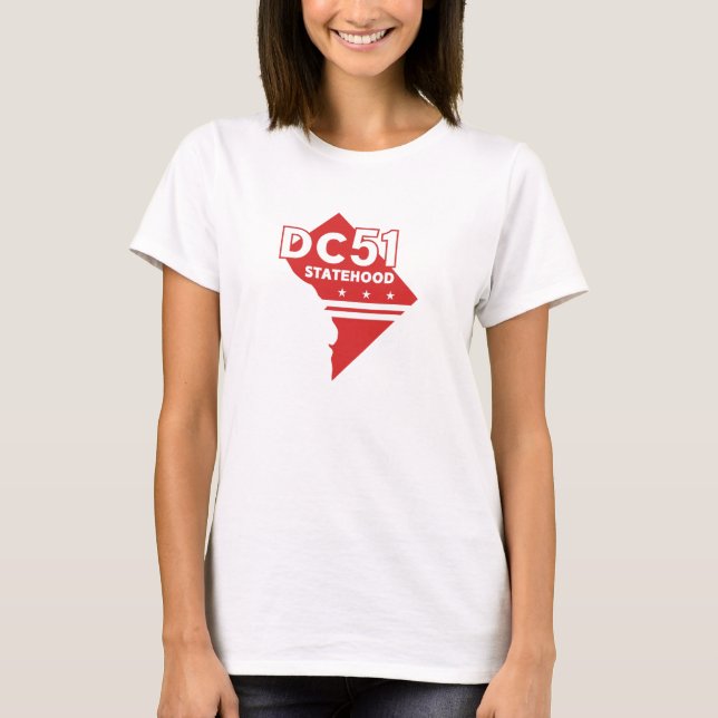 Den 51:a staten Washington DC T Shirt (Framsida)
