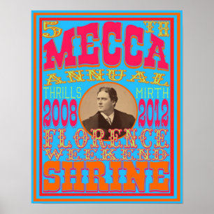 Den 5th den årliga MeckaShriners'ens Florence Poster