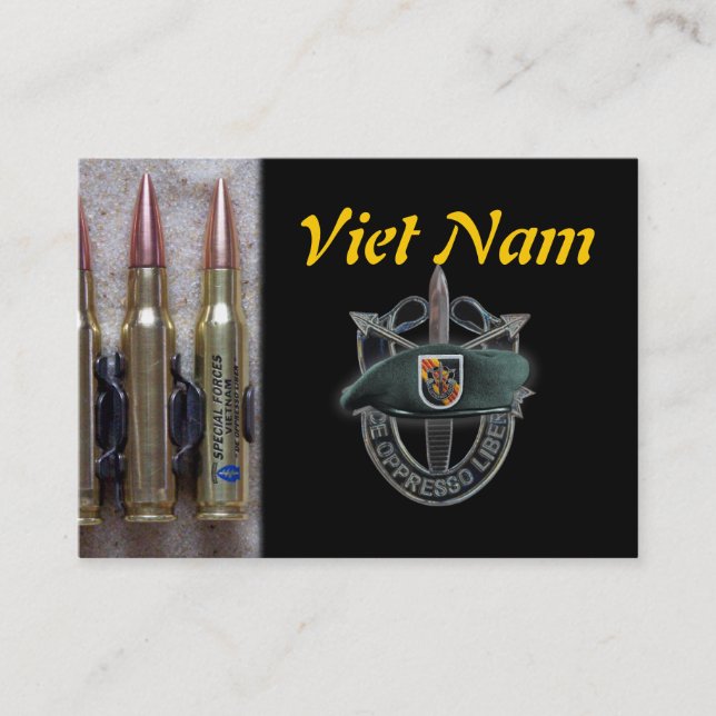 den 5th gröna baskersakkunniga tvingar visitkort (Framsida)