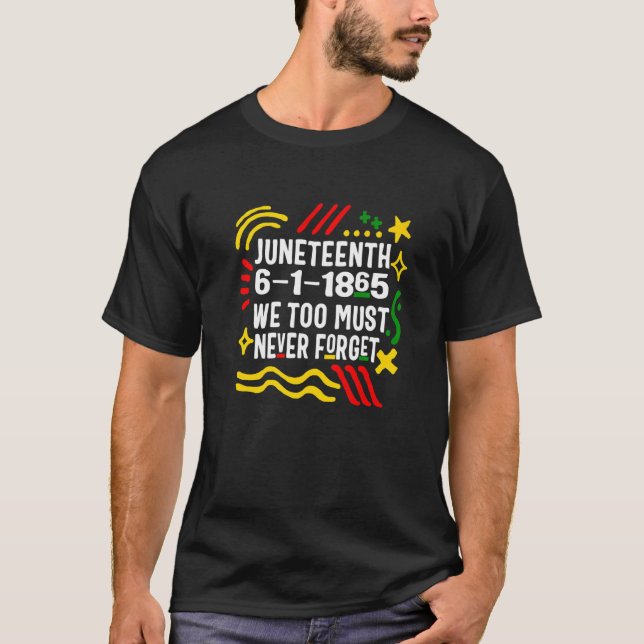 Den 6 juni 1 1865 får vi inte heller glömma Afrika T Shirt (Framsida)