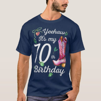Den 70:e födelsedagen, 70 år gamla gåvan t shirt