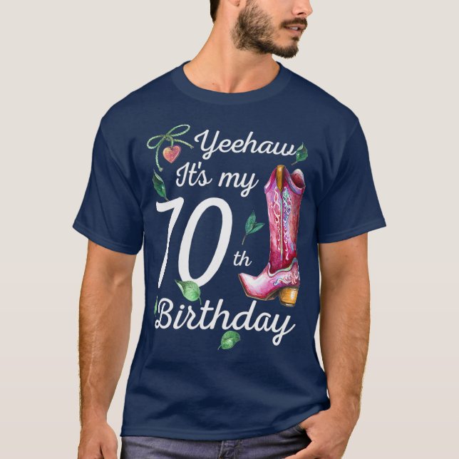 Den 70:e födelsedagen, 70 år gamla gåvan t shirt (Framsida)
