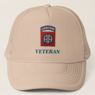 den 82nd luftburna veteranenheten pråliga iraq truckerkeps