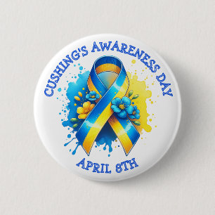 Den 8 april är Cushing's Awareness Day Knapp