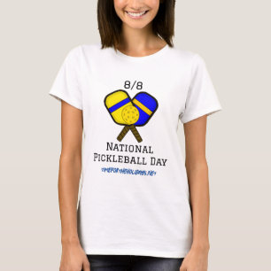 Den 8 augusti är nationaldagen för Pickleball T Shirt