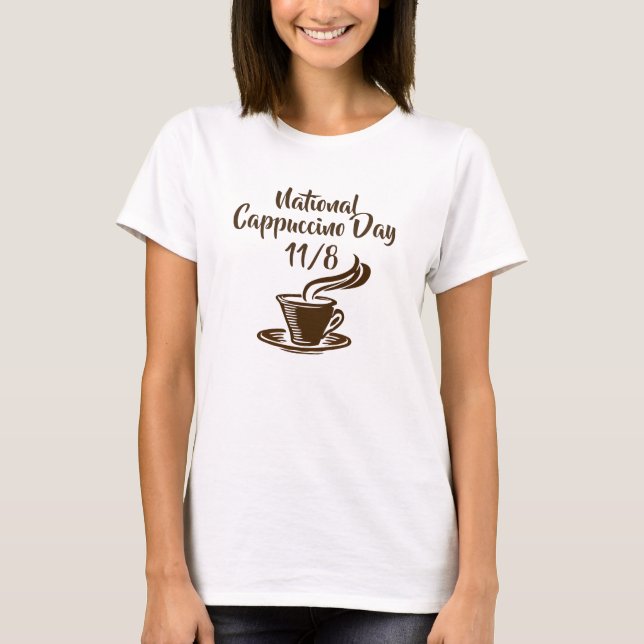 Den 8:e Helgdag i Cappuccino T Shirt (Framsida)