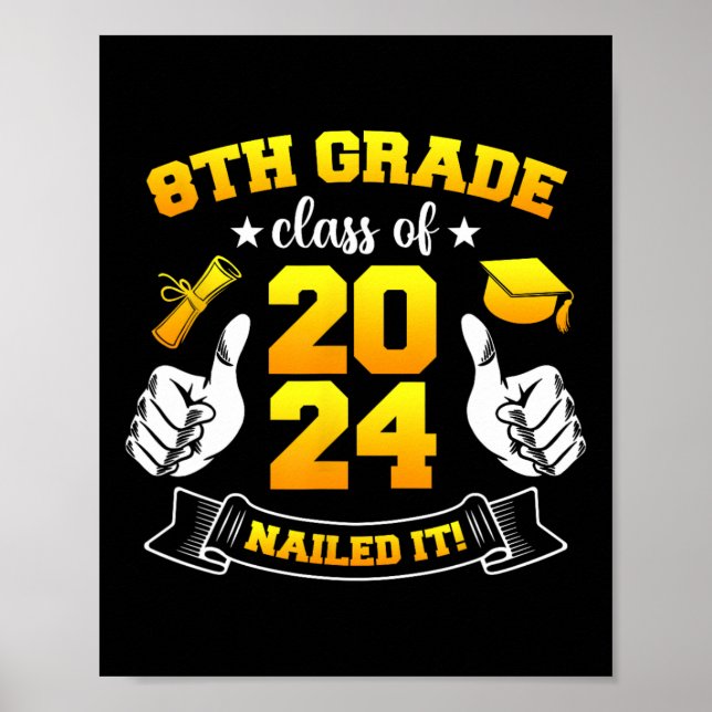Den 8:e Klass-konferensen i studenten 2024 firade  Poster (Framsidan)