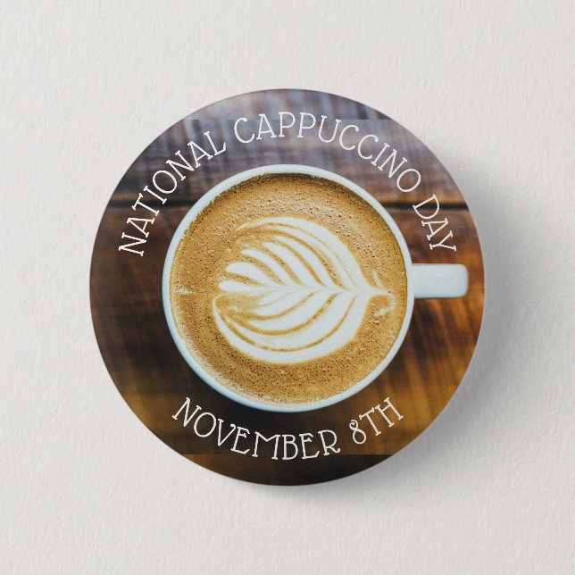 Den 8:e november är nationaldagen för Cappuccino Knapp (Framsida)