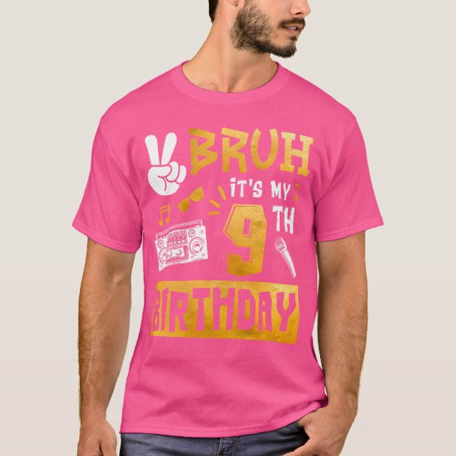 Den 9:e födelsedagen 9:e årstidsveckan t shirt (Framsida)