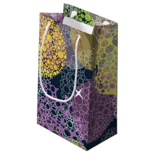 Den abstrakt gulliga polkaen pricker cirklar