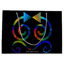 Den abstrakt konstgåvan hänger lös