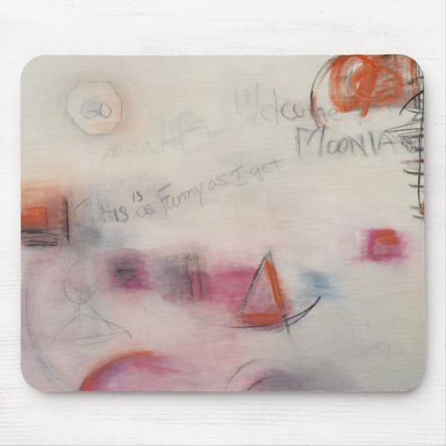 den abstrakt konstmusen vadderar musmatta (Framsidan)