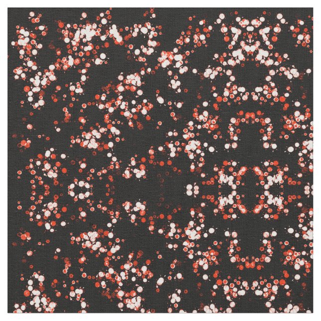 Den abstrakt polkaen pricker tyg (Närbild)