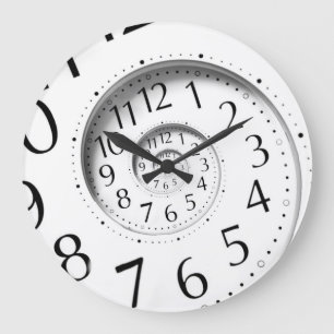 Den abstrakt Time spiral oändlighetsväggen tar t Stor Klocka