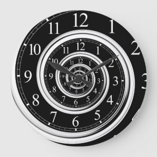 Den abstrakt Time spiral oändlighetsväggen tar t Stor Klocka