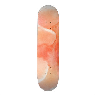 Den abstrakt vattenfärgen räcker målad bakgrund skateboard bräda 19,5 cm