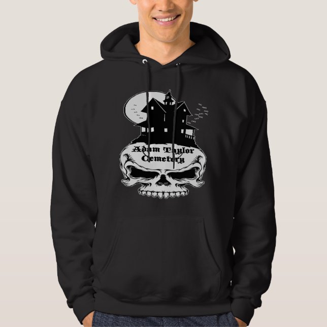 Den Adam Taylor kyrkogården bemannar hoodien Sweatshirt (Framsida)