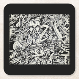 Den Adept, eller, En egensinnig förvandling Underlägg Papper Kvadrat