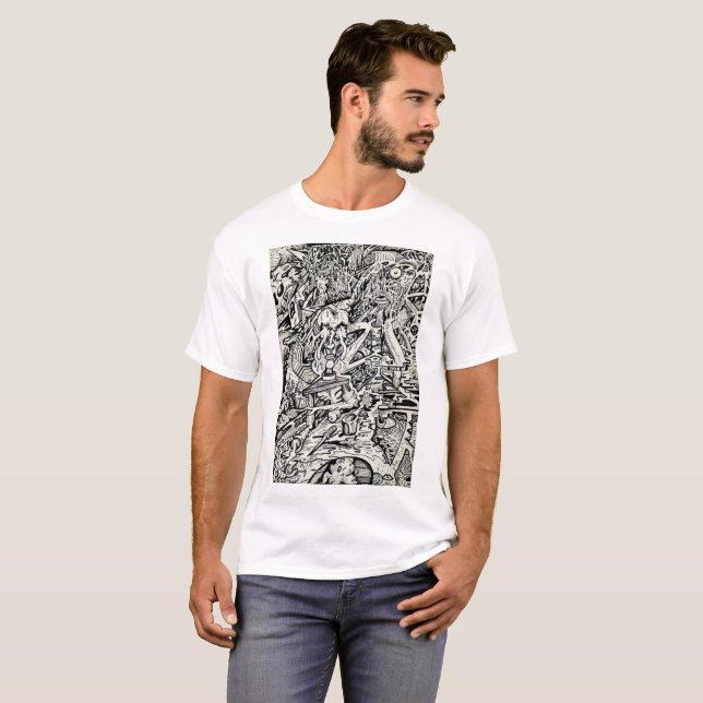 Den Adept, eller, En Excentrisk Förvandling Tee (Hel framsida)