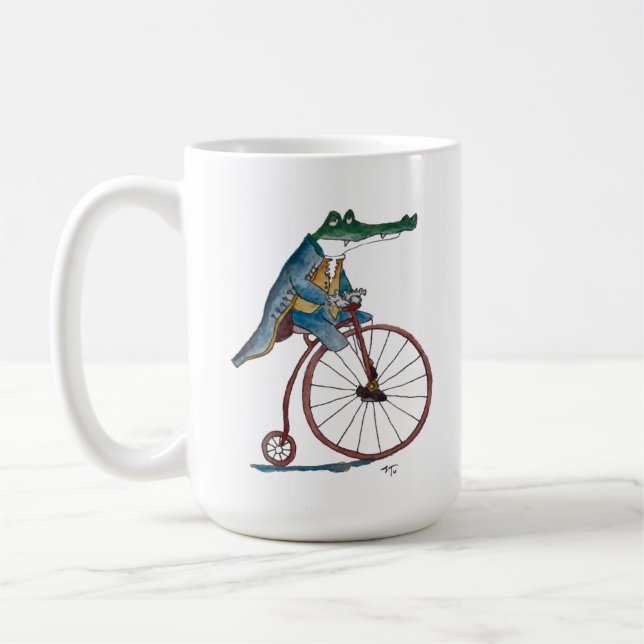 Den ädla alligatorn kaffemugg (Vänster)
