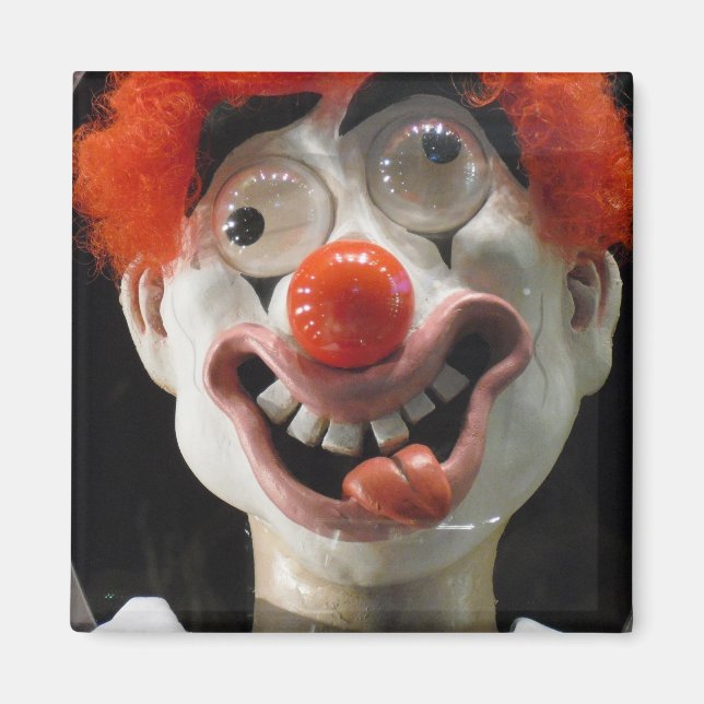 Den ädla Ansikte Clown Magnet (Framsidan)