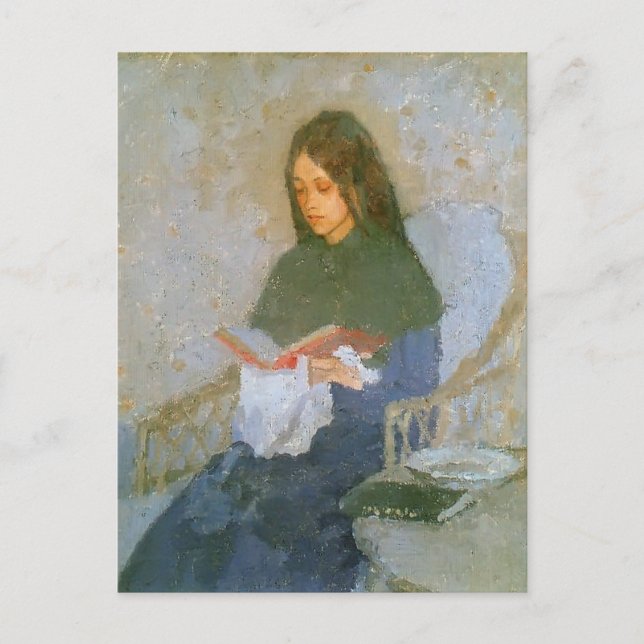 Den ädla Bok av Gwen John Vykort (Framsida)
