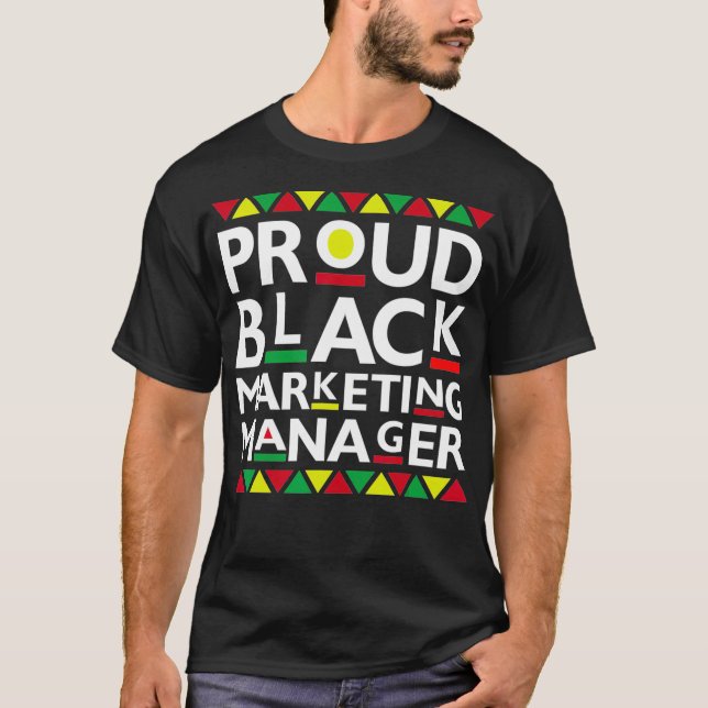Den afrikanska amerikanska ledaren för det svarta  t shirt (Framsida)