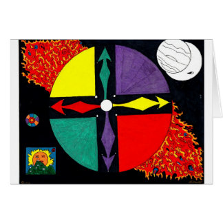 Den afrikanska anden rullar hälsningskort