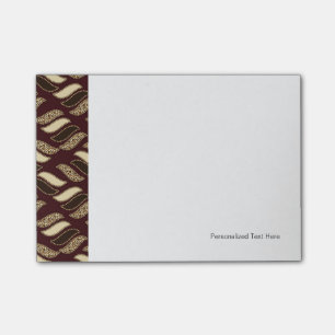 Den afrikanska cheetahen flår mönster 2 post-it block