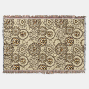 Den afrikanska cheetahen flår mönster 3 filt