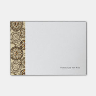 Den afrikanska cheetahen flår mönster 3 post-it block