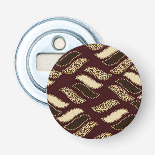 Den afrikanska cheetahen flår mönster flasköppnare