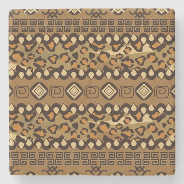 Den afrikanska cheetahen flår mönster underlägg sten (Framsidan)