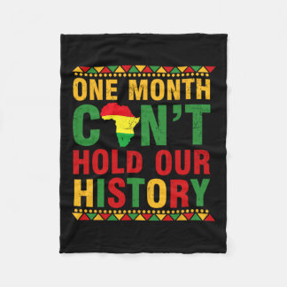 Den afrikanska svarta historikmånaden En månad kan Fleecefilt